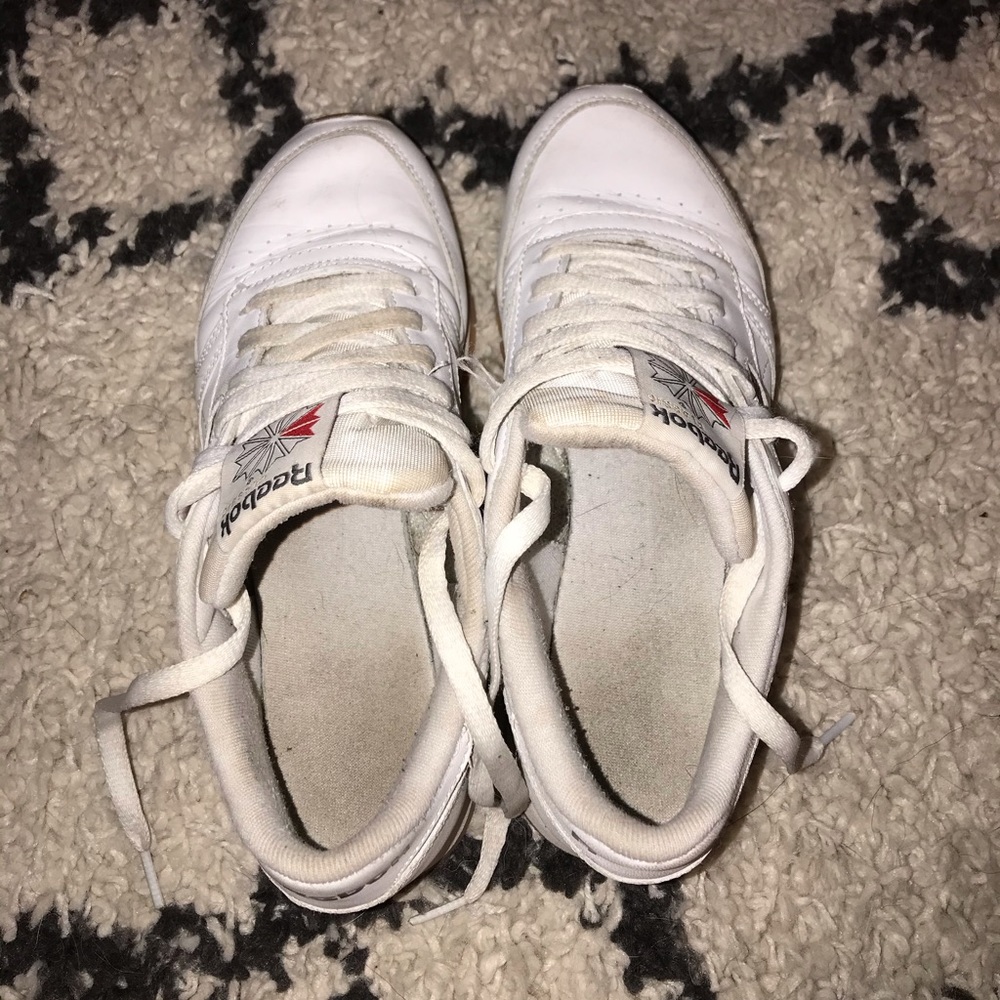 Well Worn White Tennis Shoes